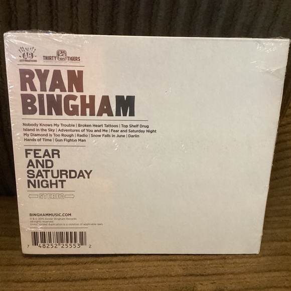 NEW Ryan Bingham FEAR and SATURDAY NIGHT CD Sealed - Picture 2 of 3